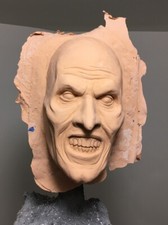 Media máscara de payaso Psycho Mime Raw Pull Myers Art Jason Terrifier