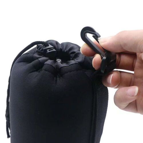 Waterproof Camera Lens Bag Drawstring Bag With Hook S M L XL Size For Camera Len - Picture 1 of 16