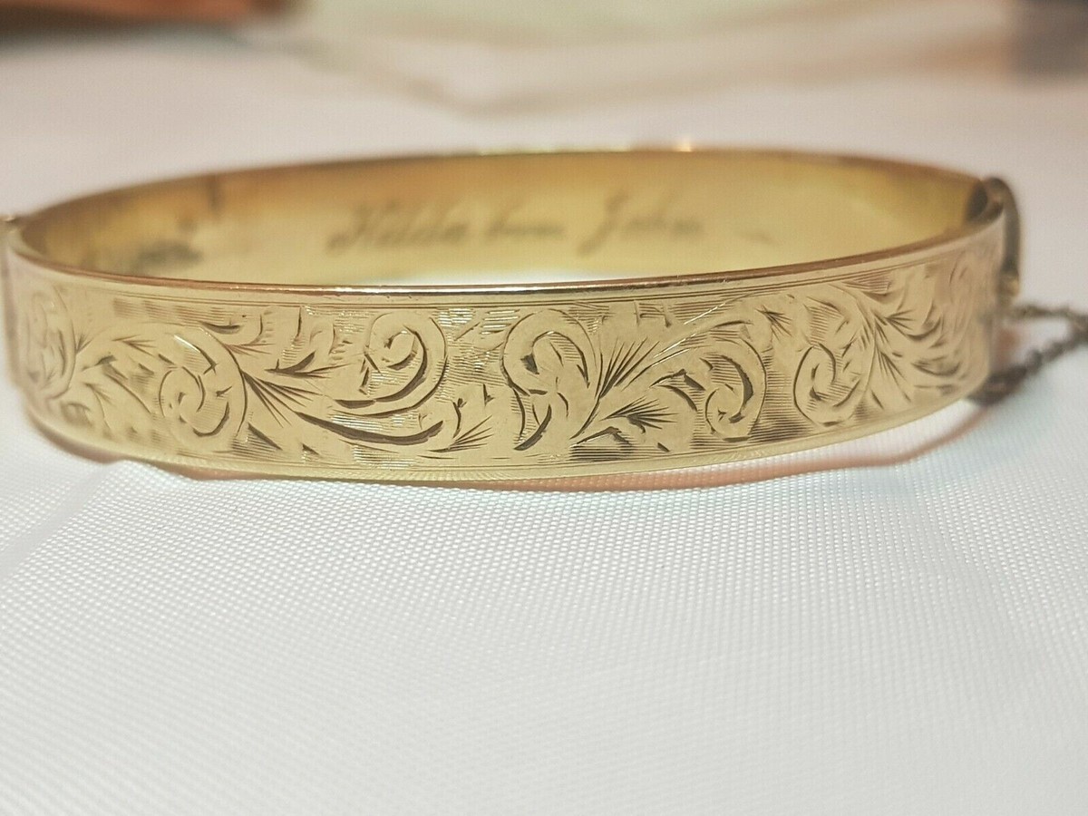 Dala 　　　　イギリスアンティーク　9ct rolled gold VINTAGE 1/5th 9CT GOLD BRONZE CORE ROLLED GOLD SOME INTERNAL