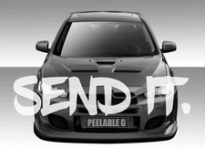 Send It Windshield Banner Decal Sticker Graphic Jdm Boost Turbo Diesel