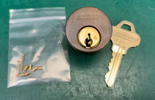 Schlage Everest Rim Cylinder w/ Key & Security Pins - Locksport
