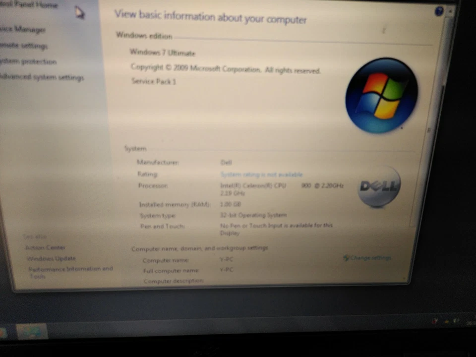 Dell Vostro 1520, Intel Celeron Dual-Core A 2.2 Ghz, 160 GB HDD, 1 GB Ram (424) - Immagine 3 di 4