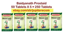 5X Baidyanath Prostaid (5*50=250Tabs) For Herbal Treatment of Enlarged Prostate