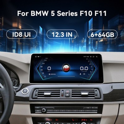 12.3'' 8-Kern Auto CarPlay Android 14 Autoradio GPS Navi Für BMW 5er F10 F11 NBT