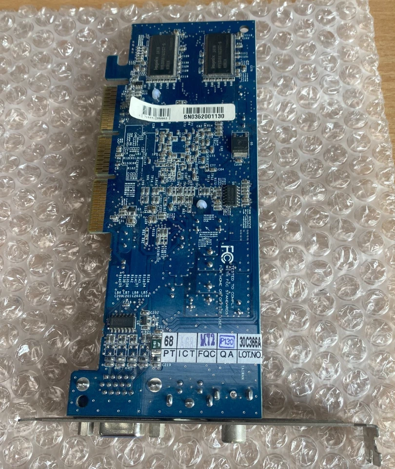 Gigabyte GV-N40128TE 128MB AGP GeForce MX 4000 Graphics Card - 30C366 - D33006 - Image 2 of 4