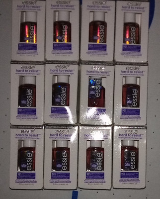 Essie Hard To Resist Nail Strengthener Vegan Sheer Violet Tint LOT OF 12