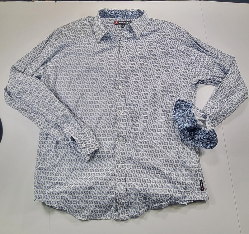 Airwalk Paisley button-up Casual shirt XL 