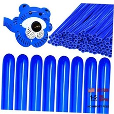 260 Long Balloons for Balloon Garland Thickening Skinny Latex Twisting Blue