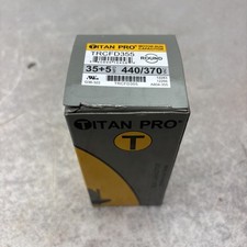 NEW TitanPro TRCFD355 HVAC Round Dual Motor Run Capacitor. 35/5 MFD/UF440/370 V