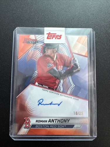 Roman Anthony #B25-RAN 2025 Bowman's Best Autograph card