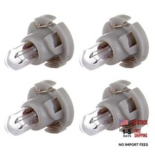 Neo Wedge Halogen A/C Bulb Instrumnet Panel Dash Light - 4 Pack