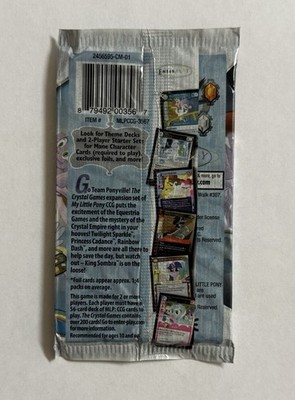 x1 My Little Pony The Crystal Games CCG Enterplay Booster Pack