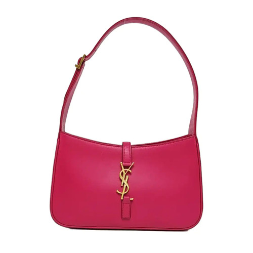 Yves Saint Laurent LE 5 À 7 Handbags Leather Pink Free Shipping | Duties Paid