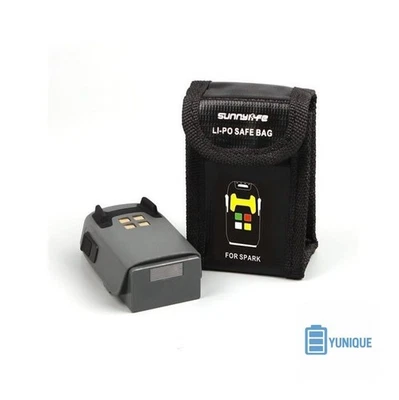 Sac de sécurité ignifuge Lipo 50 x 45 x 80 mm pour DJI Spark et batteries sim... - Photo 1/4
