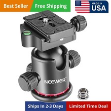 1/4 inch/17.6Lb Load 360  Panoramic Professional Heavy Duty Panoramic Ball He...