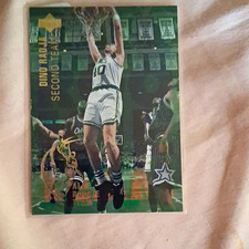 Topps Rookie Second Team Dino Radja Boston Celtics NBA Basketball Card #10. rookie card picture