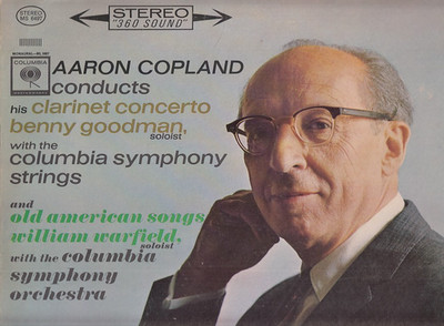 Copland: Goodman & Columbia Sym.  - Clarinet Concerto / Old American Songs LP
