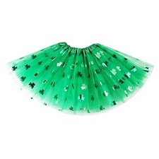 St Patricks Day Green Tutu for Women Shamrock Adult Tutu Skirts for Women