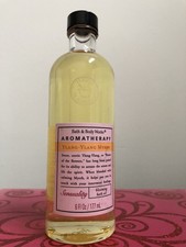 Bath  Body Works Aromatherapy YLANG YLANG MYRRH SENSUALITY Massage Oil 6oz RARE