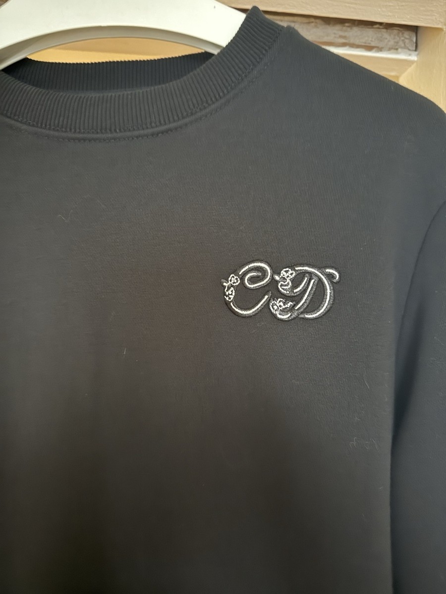 Christian Dior Black Logo Cotton Shirt Long Sleeve M | eBay