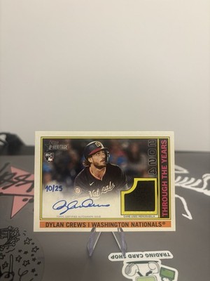 2025 Topps Heritage High Number Dylan Crews Through The Years Patch Autogramm /25