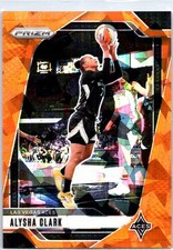 2024 Panini Prizm WNBA #101 Alysha Clark Ice Orange Prizms