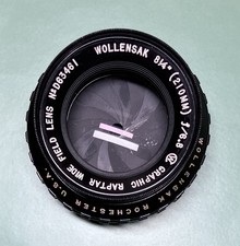Wollensak 8.25  210mm f/6.8 Graphic Raptar Wide Field Lens Dagor Covers 8x10  
