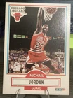 1990-91 Fleer - Michael Jordan #26 yellow dot and logo error double error card