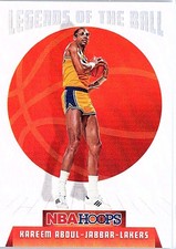 2019-20 Hoops #8 Kareem Abdul-Jabbar Legends of the Ball