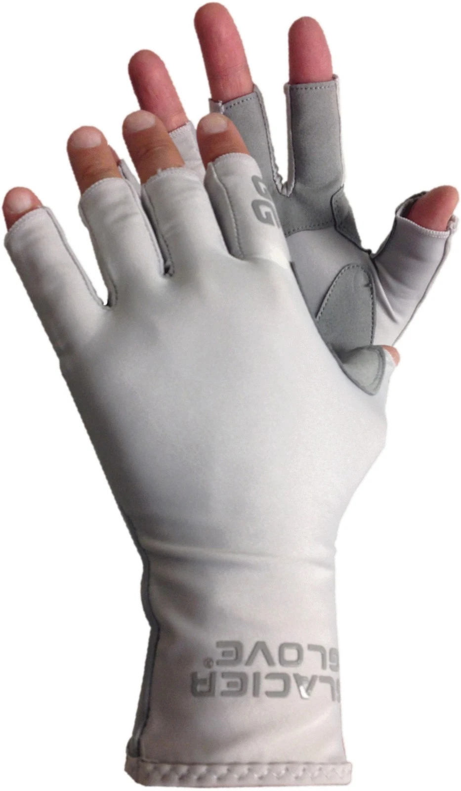 Glacier Glove Islamorada Sun Full Finger Gloves Unisex Medium Gray Quick-Dry
