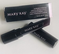 New In Box Mary Kay Supreme Hydrating Lipstick Black Cherry Full Size Fast Ship