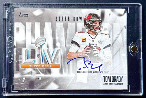 2026 Topps Flagship TOM BRADY Super Bowl LV Champion Signature On-Card Auto