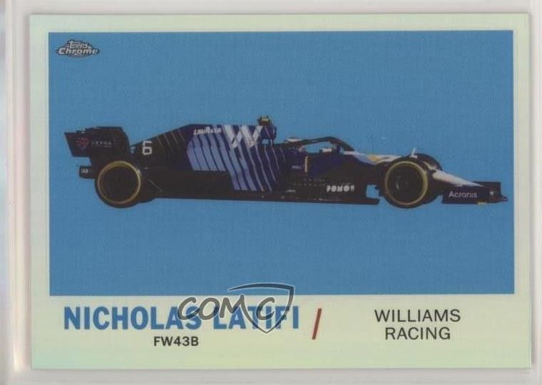 2021 Topps Chrome Formula 1 1961 Topps Sports Cars Nicholas Latifi #T61-NL