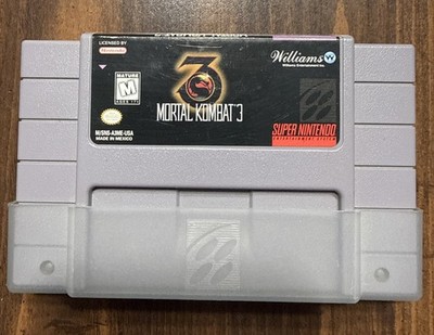 Mortal Kombat 3 Super Nintendo SNES Authentic Game Cartridge Only