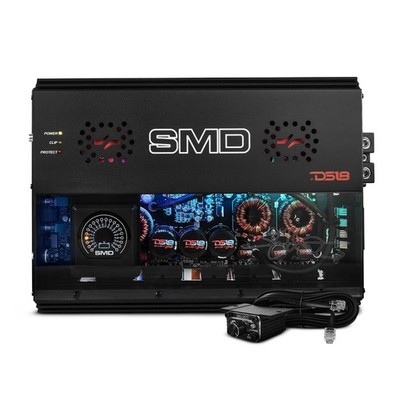 DS18 SMD Monoblock Amplifier with VM-1 Voltmeter & LED Lights | 3000W RMS 1-Ohm