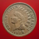 1908 “Full Liberty” Indian Head Cent Penny “ACTUAL COIN” 461
