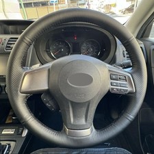 DIY Handnähen Lenkrad Leder Abdeckung Trim Für Subaru Forester 2008-2015 Legacy