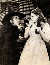 8x10 Print Judy Garland Margaret Hamilton The Wizard of Oz MGM 1939 #BULA