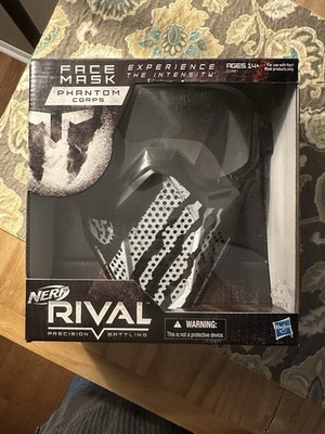 Nerf Rival Phantom Corps Protective Adjustable Face Mask D16 Black White 2014 