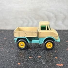 Vintage Matchbox Lesney England Mercedes Unimog No 49 Tan/Teal Utility Truck