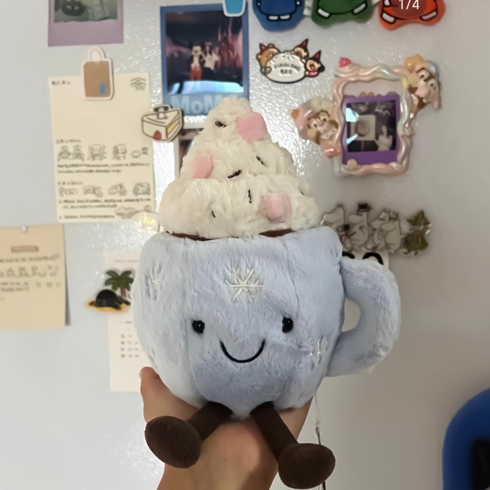 Cute Plush Toys Marshmallow Hot Chocolate Stuffed Christmas Series