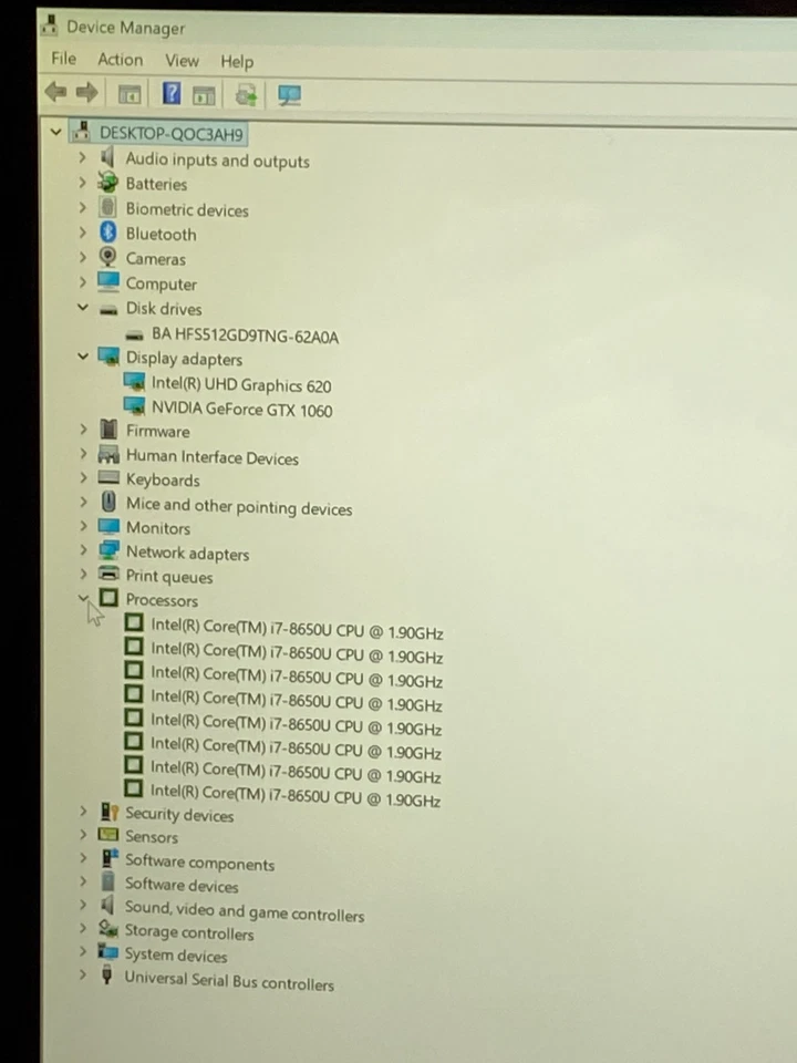 BATERÍA SURFACE BOOK 2 TOUCH 15" i7-8650U 16GB RAM 512GB SSD NVIDIA GTX 1060 89% Foto 4 de 4