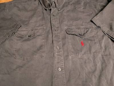 Vintage 90s Polo Ralph Lauren Cotton Short Sleeve Button-Up Camp Vintage 90s Polo Ralph Lauren Cotton Short Sleeve Button-Up Camp