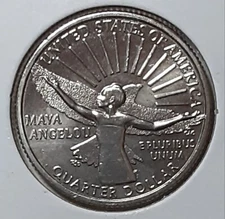 2022 Maya Angelou D American Women Quarter - BU - Uncirc