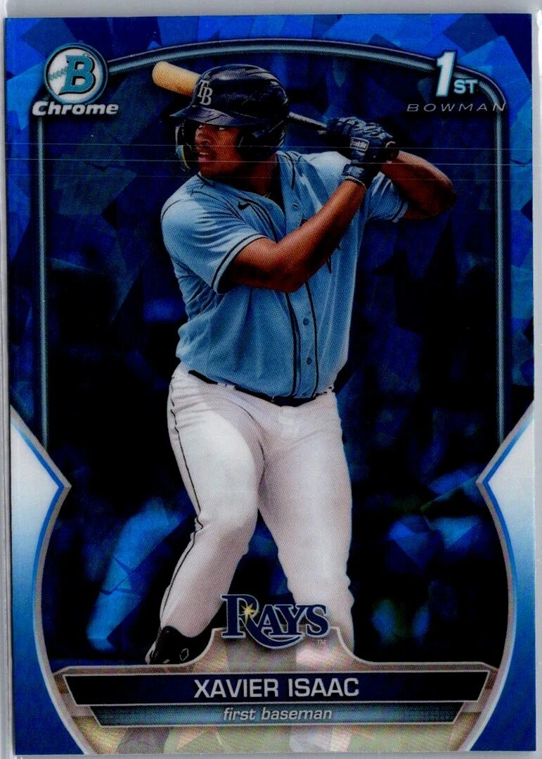 2023 Bowman Sapphire Edition - Chrome Prospects Xavier Isaac #BCP-145 Rays