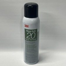 NEW 3M Heavy Duty 20 Spray Adhesive Clear LARGE CAN Multipurpose Wood Metal  