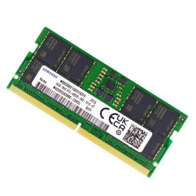 Samsung 16GB DDR5 4800MHz PC5-38400 SODIMM Laptop Memory Ram