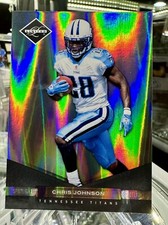 2011 Panini Limited Spotlight Silver #’d /50 Chris Johnson #95 Titians