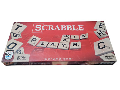 2013 Hasbro Gaming Scrabble Crossword Board Game - SEALED BNIB!