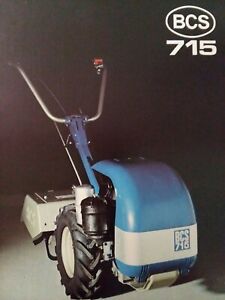 Bcs 715 Walk Behind Farm Garden Tractor Color Sales Brochure